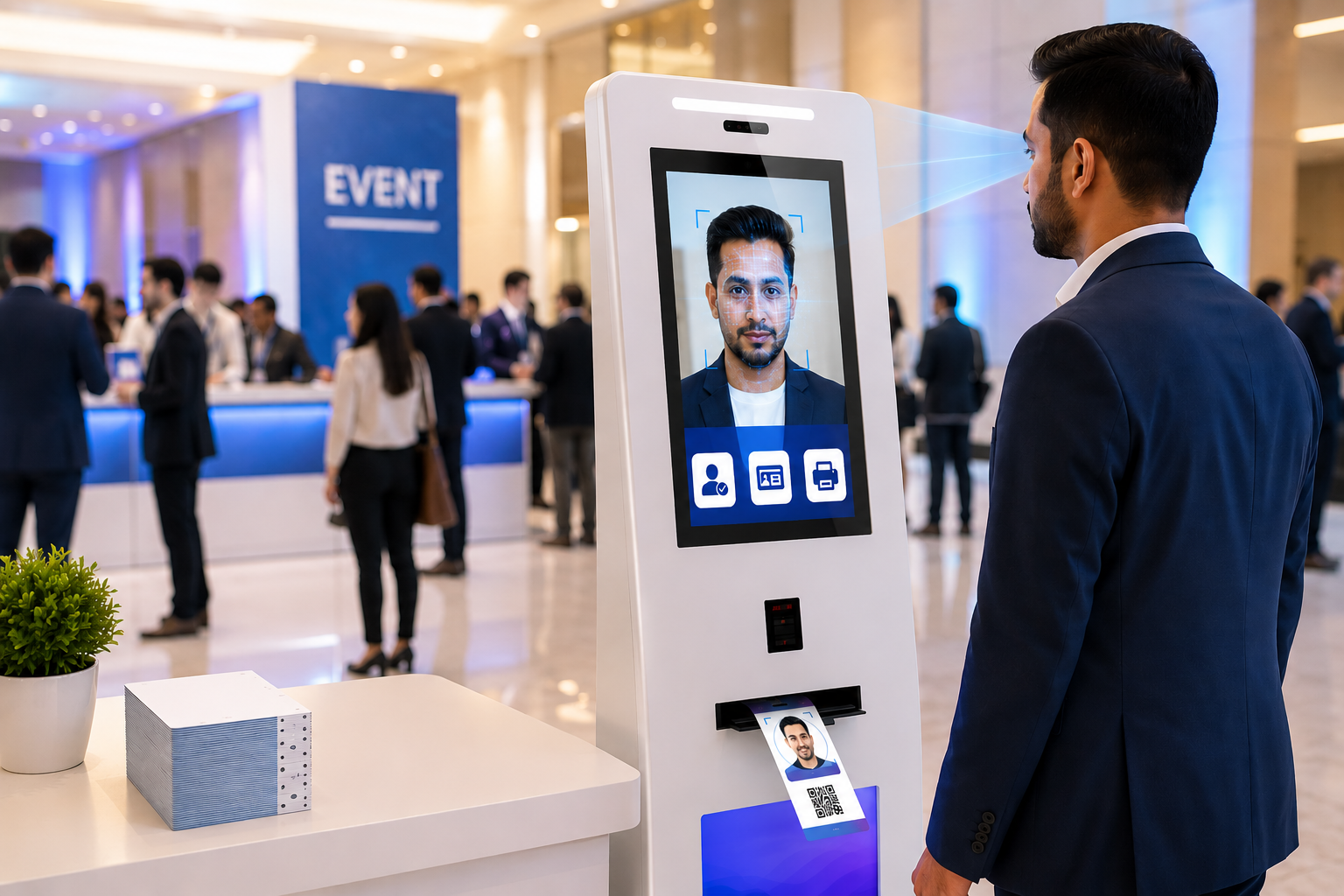 Face Recognition + Badge Printing at conference registration