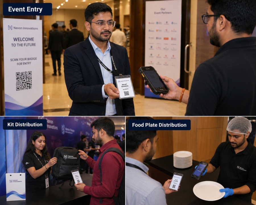 QR check-in event experience