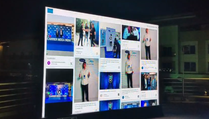 Social wall event experience